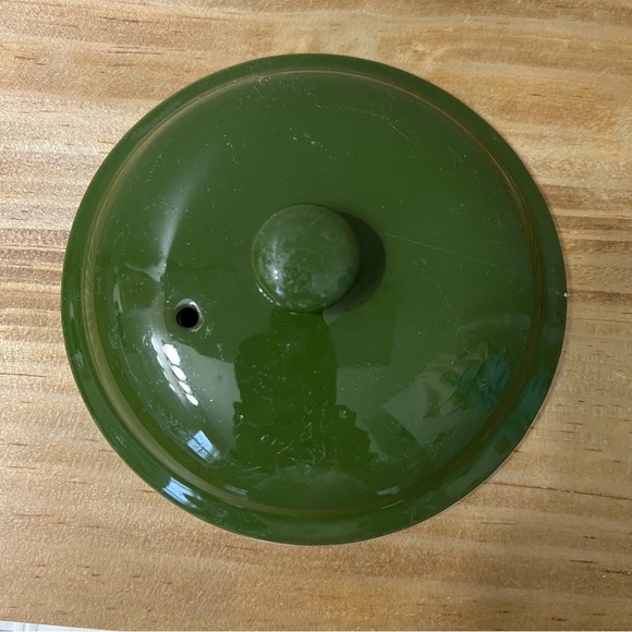 Vintage Hall China 66 Individual Casserole Dish with Lid in Green 6” - Picture 10 of 10